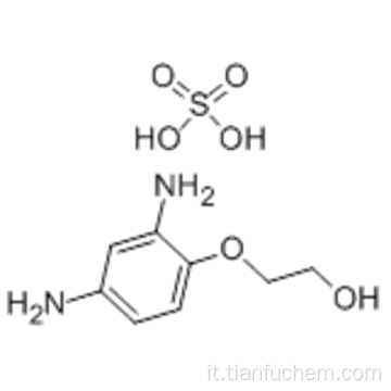 2- (2,4-diamminofenossi) etanolo solfato CAS 70643-20-8